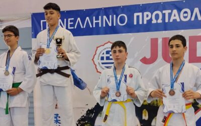 «Έλαμψε» η Χ.Α.Ν.Θ. στο πανελλήνιο πρωτάθλημα Judo- Τρία μετάλλια και εξαιρετικές εμφανίσεις από τους αθλητές μας!